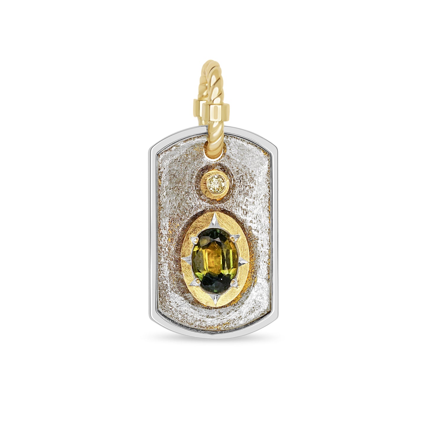 Medium Dog Tag 925 Auras